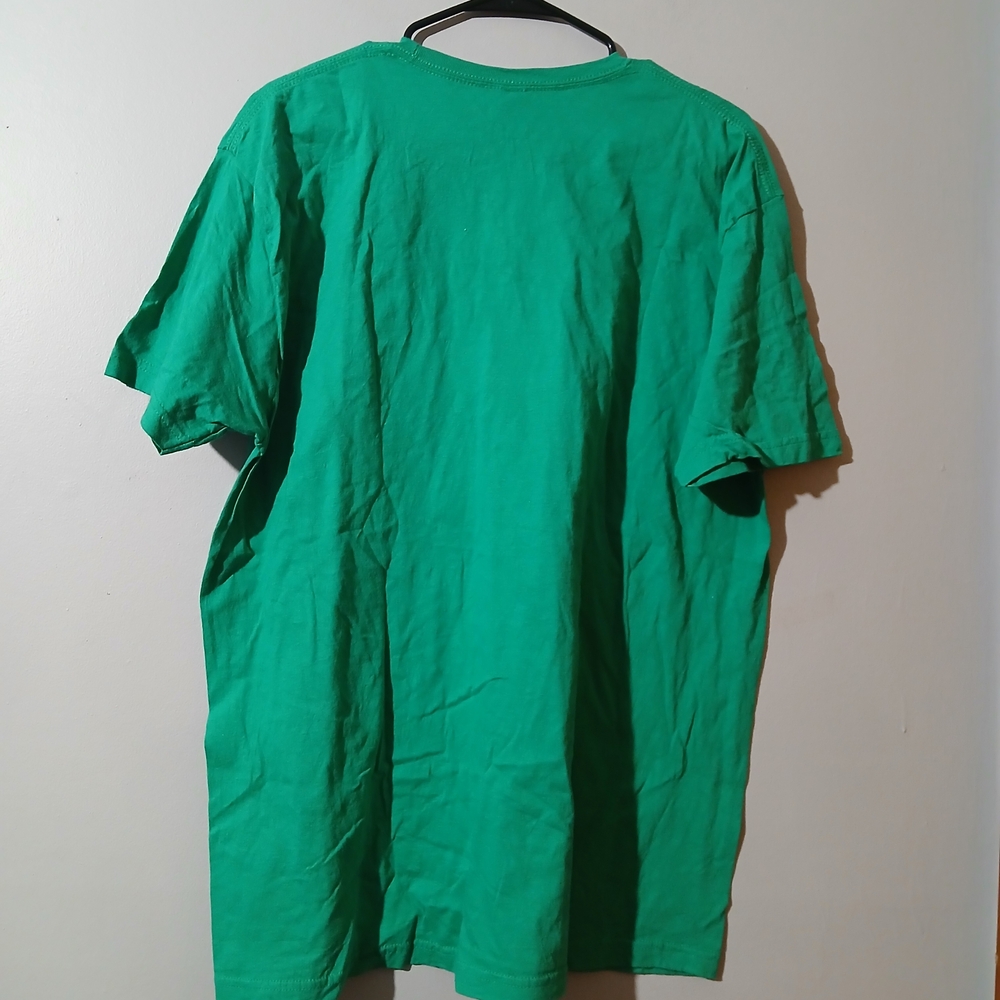 Gildan Green Irish Short Sleeve Tee Men's XLT - Picture 3 of 4